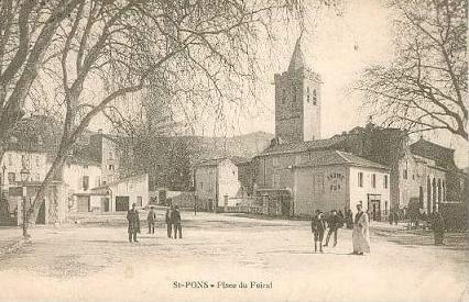 Place du foirail,   Saint-Pons