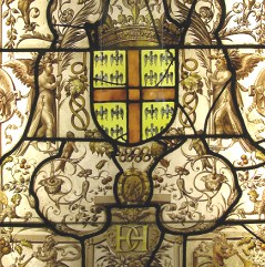 Armoiries des Montmorency, aux chiffres d' Henri II