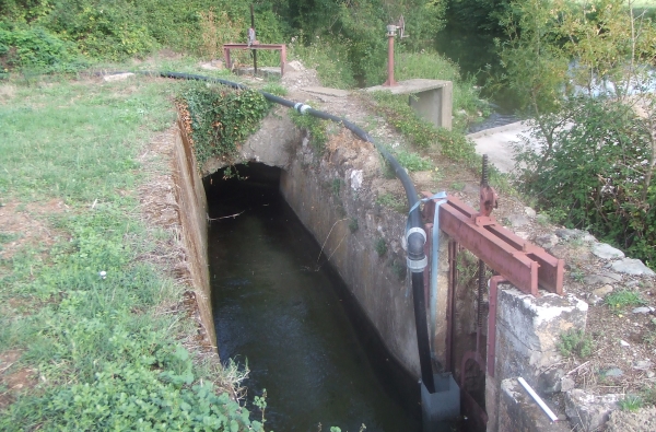 Le dpart du canal de l'abb