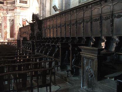 Les stalles des chanoines dans la cathdrale