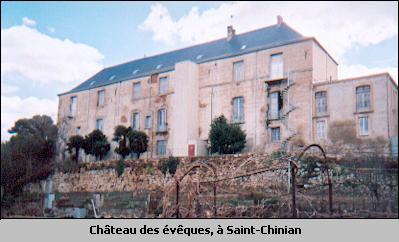 Château de l'évêque à Saint-Chinian
