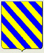 D'or à cinq cotices d'azur Jean-Baptiste Rietstap - Armorial général 2e Edition 1884,
Tome I page 185. Robert Silvae – Armorial Général