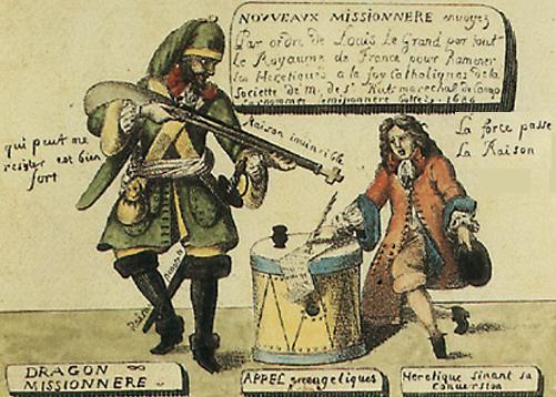 Dragonnades dans les Cevennes : Nouveaux missionère envoyez par ordre de Louis Le Grand