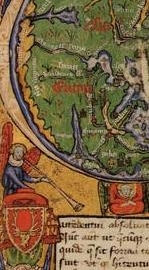 Mappemonde aux armes du cardinal Fillastre