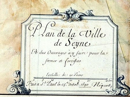 Plan de fortifications, par Niquet