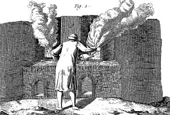 L'opération de réchauffer l'objet au four