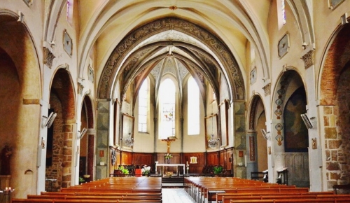 nef de l'glise de Saint-Chinian