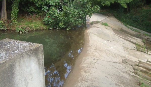 Le dpart du canal de l'abb