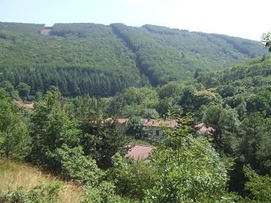 Paysage des Avants-Monts aux Verreries-de-Moussans